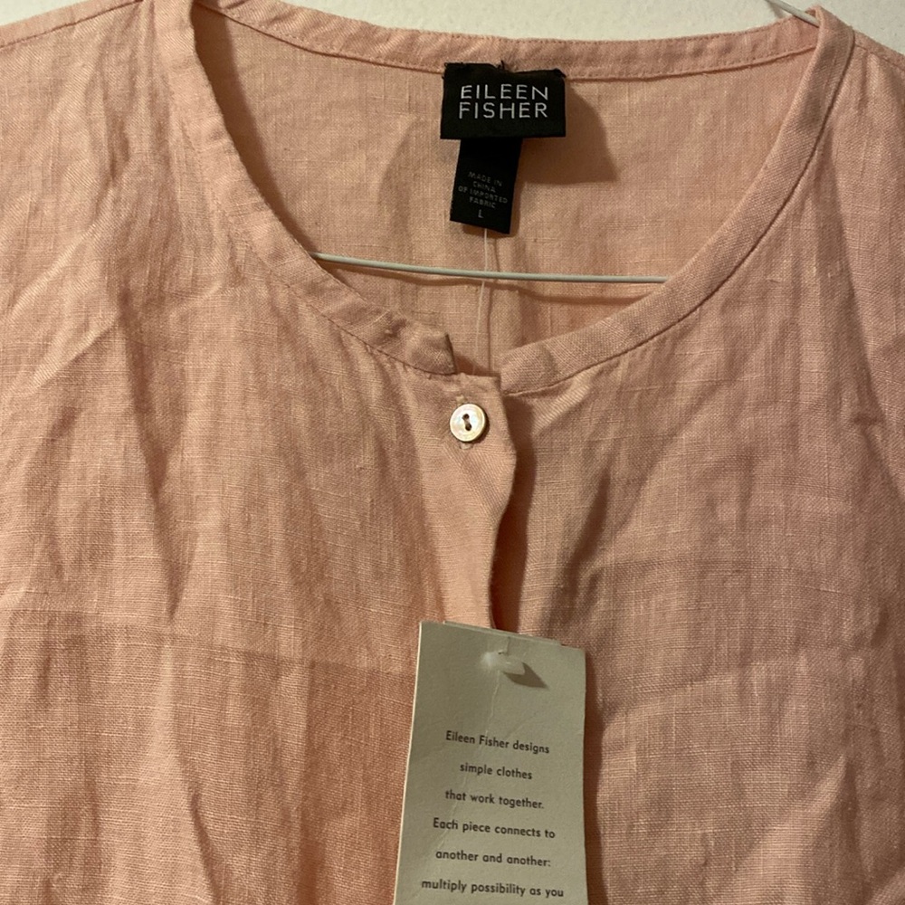 Eileen Fisher tunic pink size large